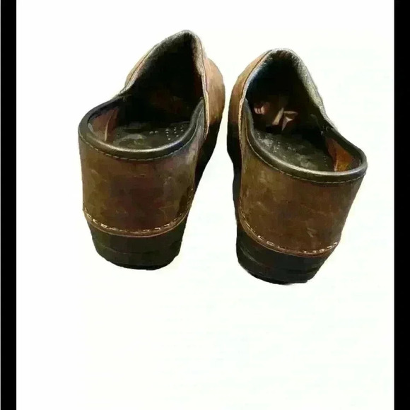 DANSKO Pita Brown Oiled Leather Clogs size 39 (9) - Picture 3 of 6